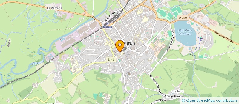 localisation de l'entreprise MONSIEUR JEAN-FRANCOIS CLANET  AUTUN