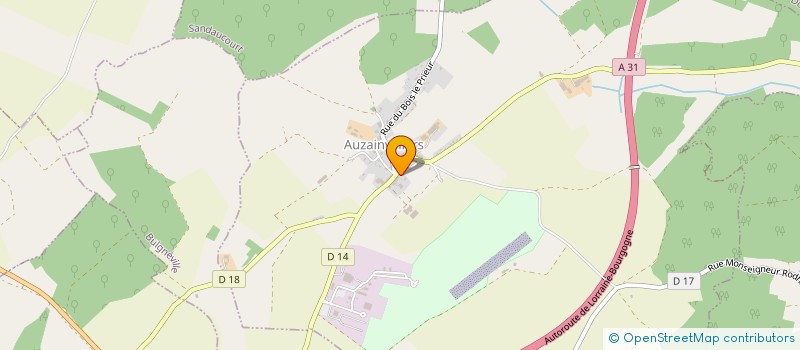 localisation de l'entreprise MONSIEUR JEAN-FRANCOIS CLAUDE  AUZAINVILLIERS
