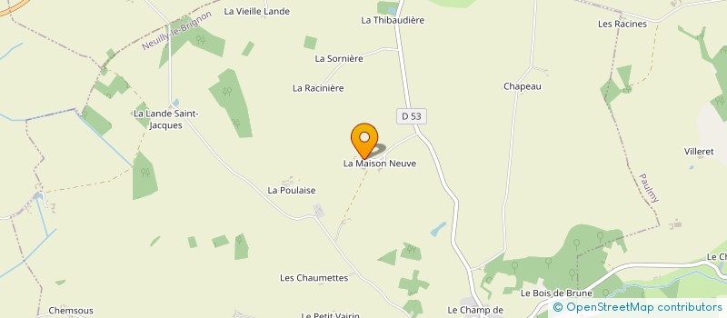 localisation de l'entreprise MONSIEUR JEAN-FRANCOIS CLAVEAU  NEUILLY-LE-BRIGNON