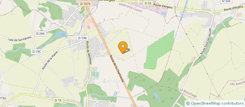 localisation de l'entreprise MONSIEUR JEAN FRANCOIS CLAVEL à VEZERONCE-CURTIN