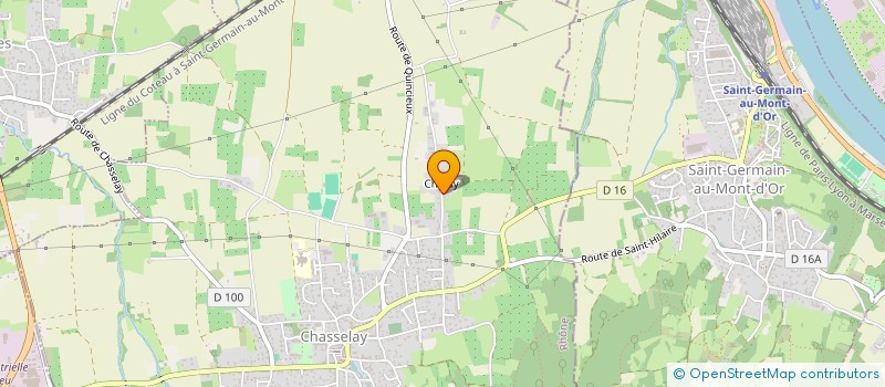 localisation de l'entreprise MONSIEUR JEAN FRANCOIS CLEMENCIN  CHASSELAY