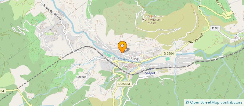 localisation de l'entreprise MONSIEUR JEAN FRANCOIS CLERGET  SOSPEL