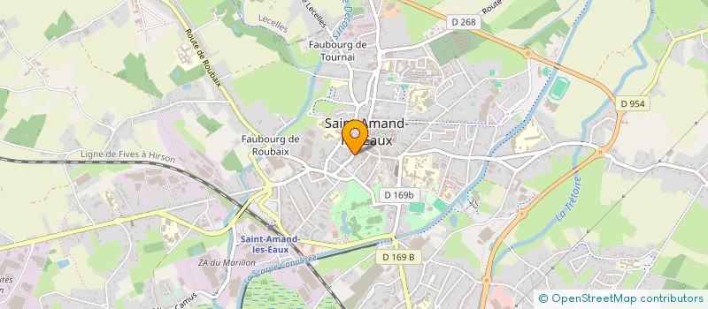 localisation de l'entreprise MONSIEUR JEAN-FRANCOIS CLOAREC à SAINT-AMAND-LES-EAUX