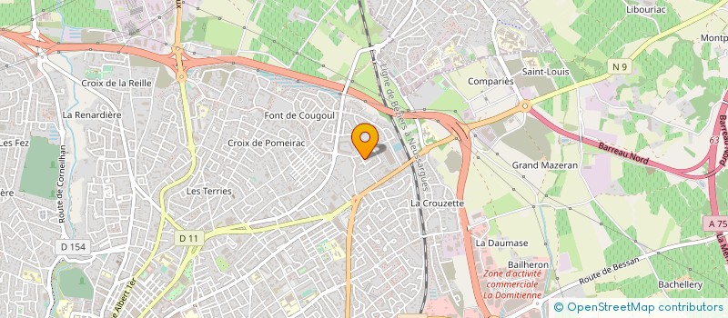 localisation de l'entreprise MONSIEUR JEAN-FRANCOIS CLUA à BEZIERS