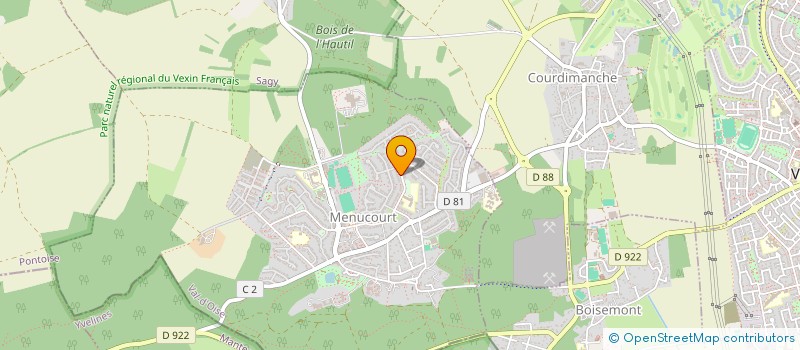 localisation de l'entreprise MONSIEUR JEAN-FRANCOIS COLAS  MENUCOURT