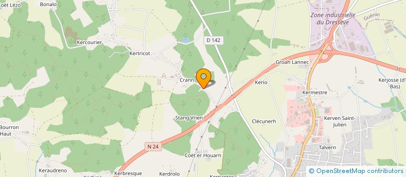 localisation de l'entreprise MONSIEUR JEAN-FRANCOIS COLEAU  BAUD