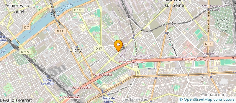 localisation de l'entreprise MONSIEUR JEAN-FRANCOIS COLONNA  CLICHY