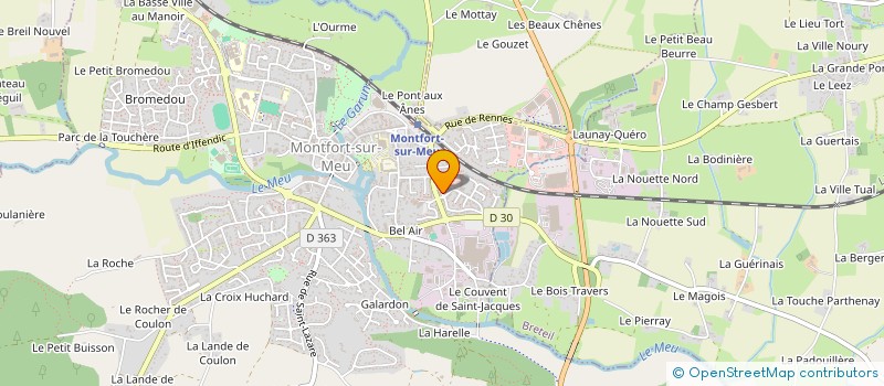 localisation de l'entreprise MONSIEUR JEAN FRANCOIS COMES à MONTFORT-SUR-MEU