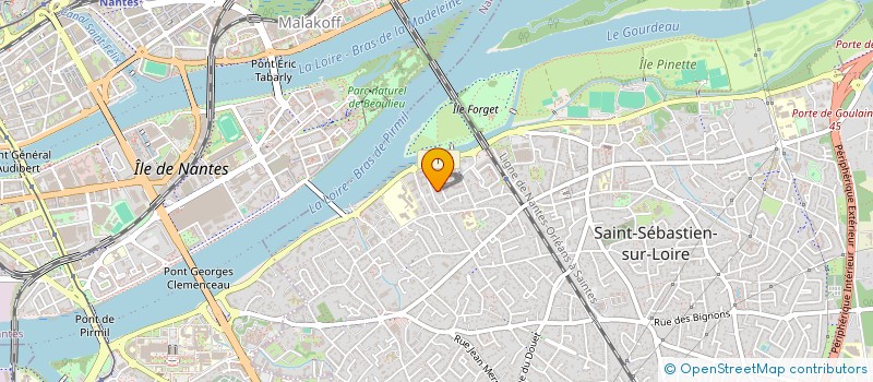 localisation de l'entreprise MONSIEUR JEAN-FRANCOIS COMMAILLE  SAINT-SEBASTIEN-SUR-LOIRE