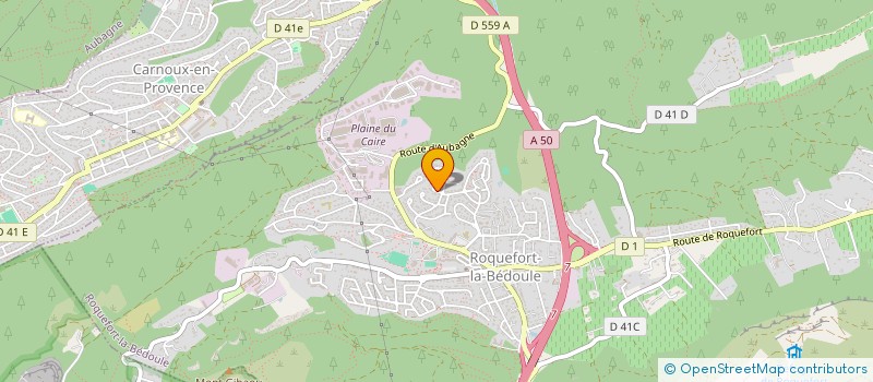 localisation de l'entreprise MONSIEUR JEAN-FRANCOIS COMMEAT  ROQUEFORT-LA-BEDOULE