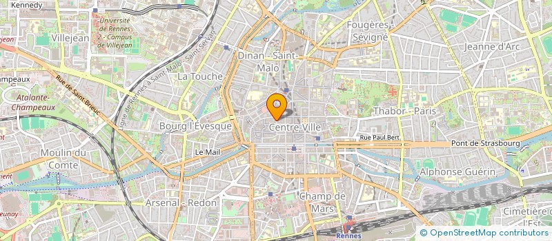 localisation de l'entreprise MONSIEUR JEAN-FRANCOIS COMMUNIER  RENNES