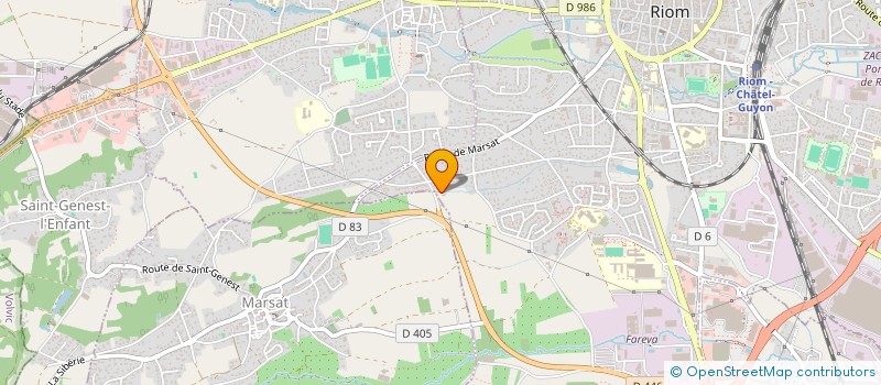 localisation de l'entreprise MONSIEUR JEAN-FRANCOIS CONTRERAS  RIOM