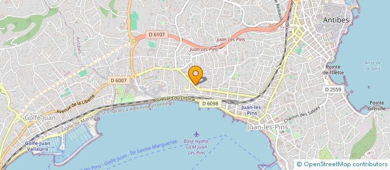 localisation de l'entreprise MONSIEUR JEAN FRANCOIS CORNU à ANTIBES