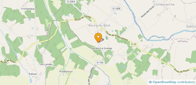 localisation de l'entreprise MONSIEUR JEAN FRANCOIS CORSINI  BOURG-DU-BOST