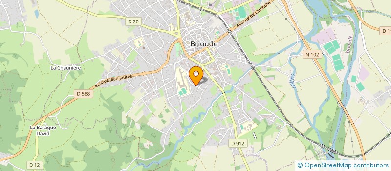 localisation de l'entreprise MONSIEUR JEAN-FRANCOIS CORTET  BRIOUDE