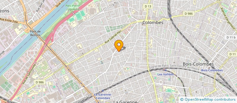 localisation de l'entreprise MONSIEUR JEAN-FRANCOIS COSTE à COLOMBES
