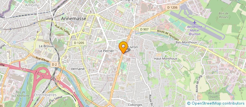localisation de l'entreprise MONSIEUR JEAN-FRANCOIS COULAVIN à ANNEMASSE