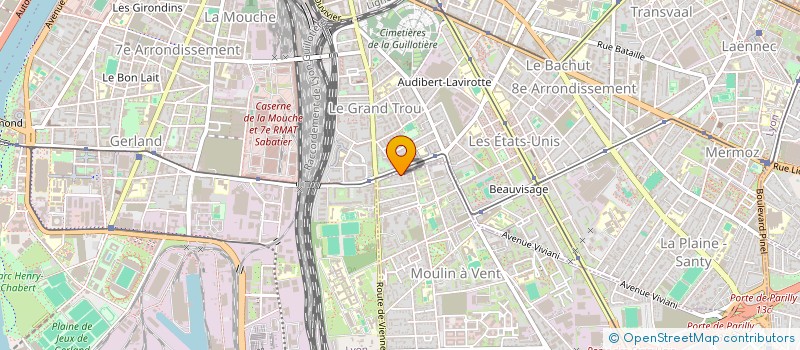 localisation de l'entreprise MONSIEUR JEAN FRANCOIS COUPAT  VENISSIEUX