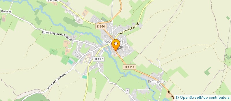 localisation de l'entreprise MONSIEUR JEAN-FRANCOIS COURTAUD  LONDINIERES