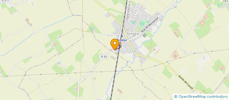 localisation de l'entreprise MONSIEUR JEAN FRANCOIS COUSYN  ARNEKE