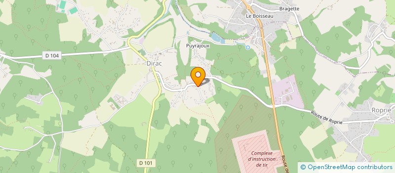 localisation de l'entreprise MONSIEUR JEAN-FRANCOIS COUTURIER  DIRAC