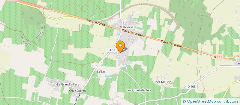 localisation de l'entreprise MONSIEUR JEAN-FRANCOIS COUVIDAT à ASNIERES-SUR-NOUERE