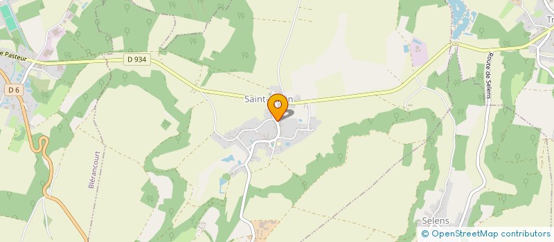 localisation de l'entreprise MONSIEUR JEAN-FRANCOIS CROCHET  SAINT-AUBIN