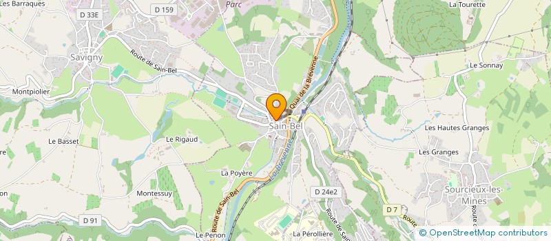 localisation de l'entreprise MONSIEUR JEAN FRANCOIS CROIX  SAIN-BEL