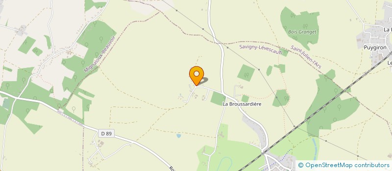 localisation de l'entreprise MONSIEUR JEAN-FRANCOIS CROIZY  SAVIGNY-LEVESCAULT