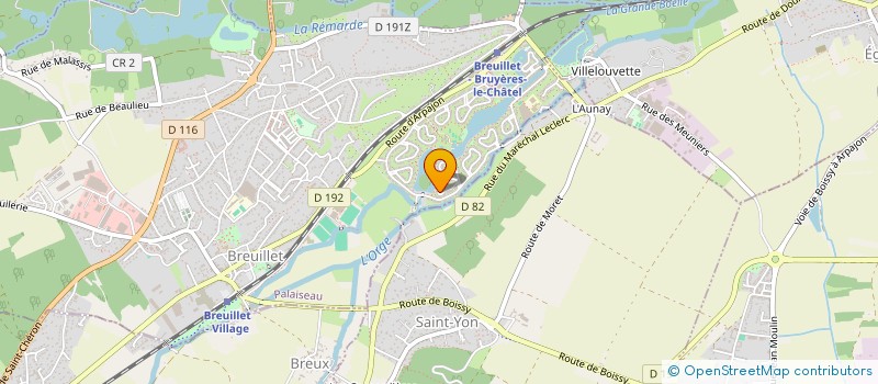 localisation de l'entreprise MONSIEUR JEAN-FRANCOIS D'ALBERTO  BREUILLET