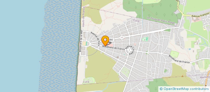 localisation de l'entreprise MONSIEUR JEAN-FRANCOIS D'AMORE  CUCQ