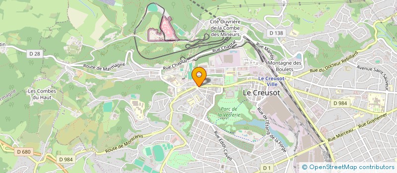 localisation de l'entreprise MONSIEUR JEAN-FRANCOIS DA SILVA  LE CREUSOT