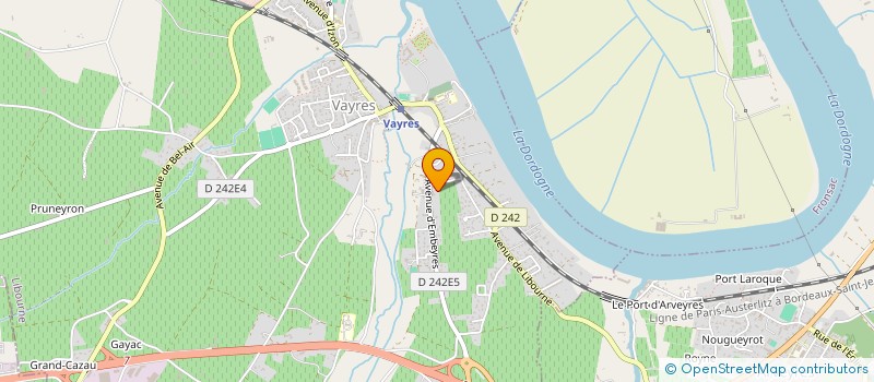 localisation de l'entreprise MONSIEUR JEAN-FRANCOIS DABBENE  VAYRES