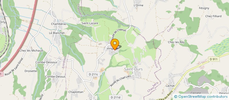 localisation de l'entreprise MONSIEUR JEAN-FRANCOIS DAGAND  SAINT-OURS