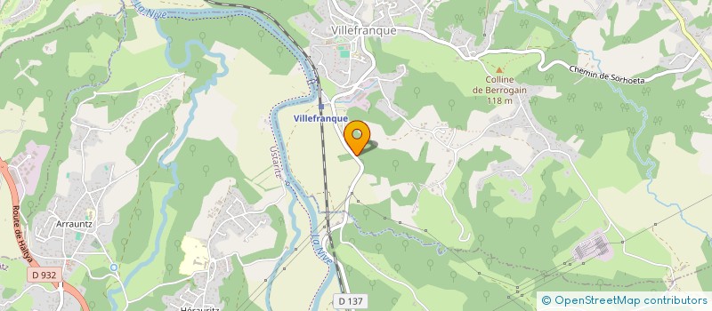 localisation de l'entreprise MONSIEUR JEAN-FRANCOIS DAGUERRE  VILLEFRANQUE