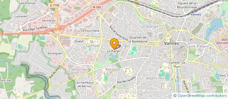 localisation de l'entreprise MONSIEUR JEAN FRANCOIS DANION à VANNES