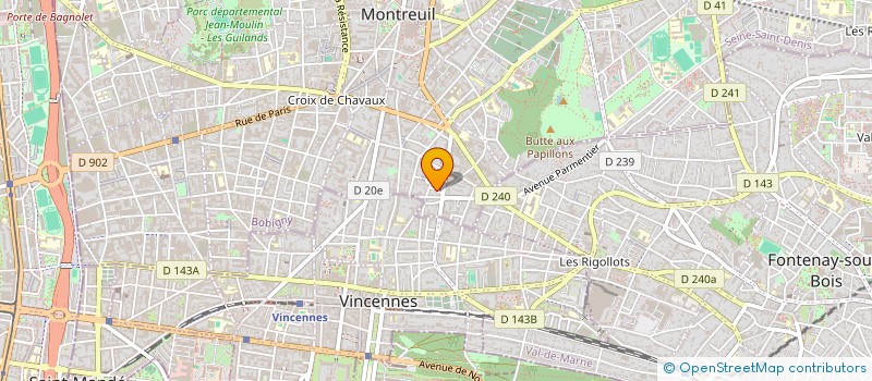 localisation de l'entreprise MONSIEUR JEAN FRANCOIS DANKIW  MONTREUIL