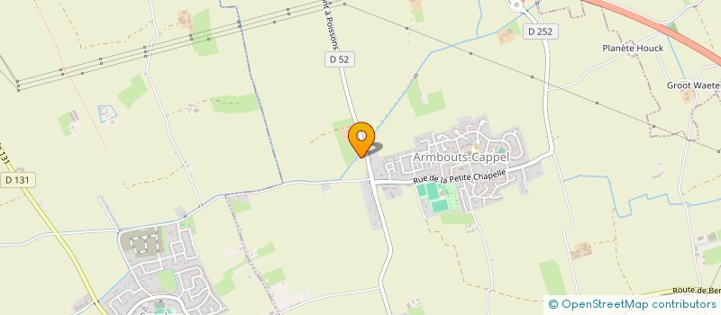 localisation de l'entreprise MONSIEUR JEAN-FRANCOIS DANTIN  ARMBOUTS-CAPPEL