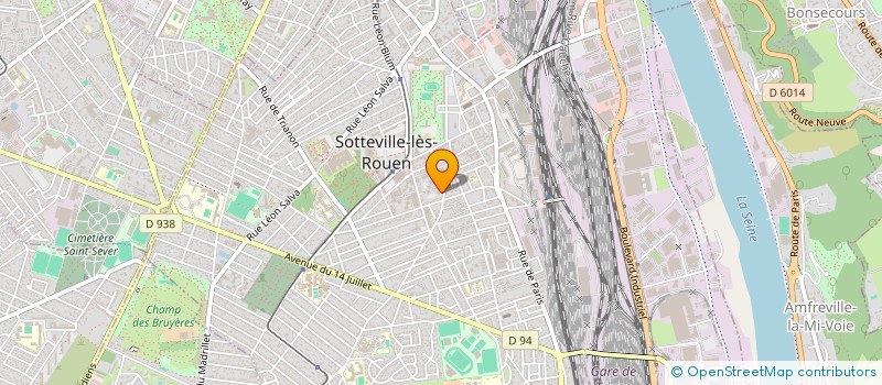 localisation de l'entreprise MONSIEUR JEAN FRANCOIS DAVID  SOTTEVILLE-LES-ROUEN