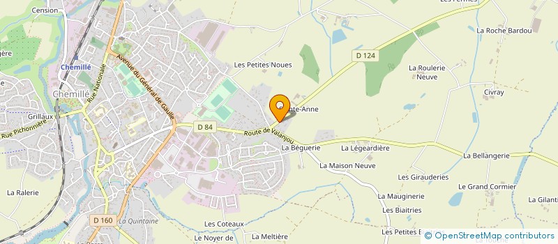 localisation de l'entreprise MONSIEUR JEAN-FRANCOIS DAVID  CHEMILLE-EN-ANJOU