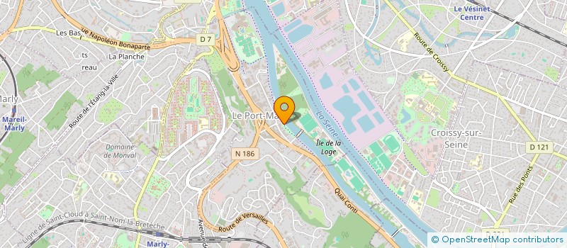 localisation de l'entreprise MONSIEUR JEAN-FRANCOIS DE FAYS  LE PORT-MARLY