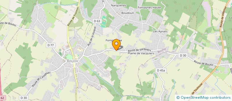 localisation de l'entreprise MONSIEUR JEAN FRANCOIS DE GRANDIS  BOULOC