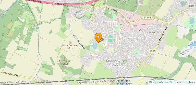 localisation de l'entreprise MONSIEUR JEAN-FRANCOIS DEBUISSON  MONTIGNY-EN-OSTREVENT