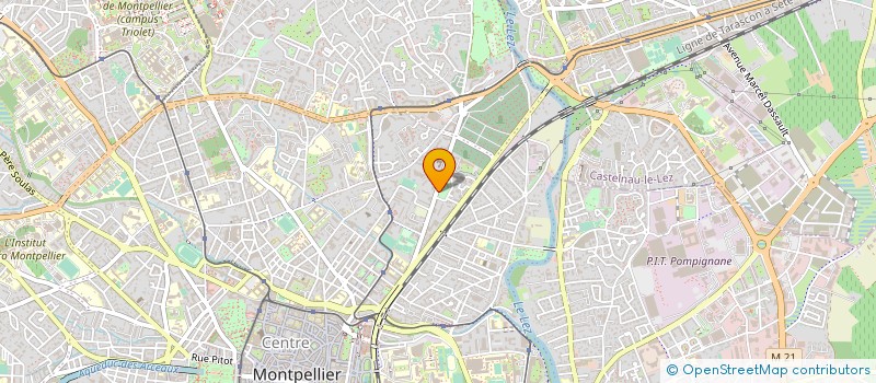 localisation de l'entreprise MONSIEUR JEAN-FRANCOIS DEDIEU à MONTPELLIER
