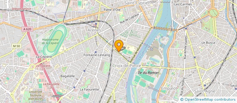 localisation de l'entreprise MONSIEUR JEAN FRANCOIS DEJARDIN à TOULOUSE