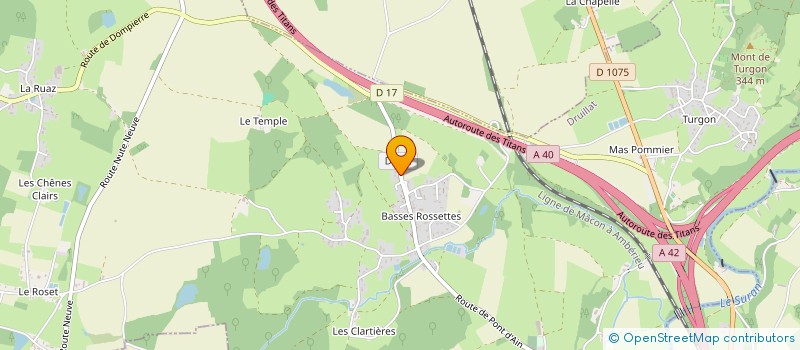 localisation de l'entreprise MONSIEUR JEAN-FRANCOIS DEJONGH  DRUILLAT