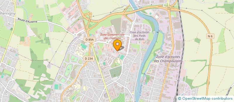 localisation de l'entreprise MONSIEUR JEAN-FRANCOIS DELAGE à AUXERRE
