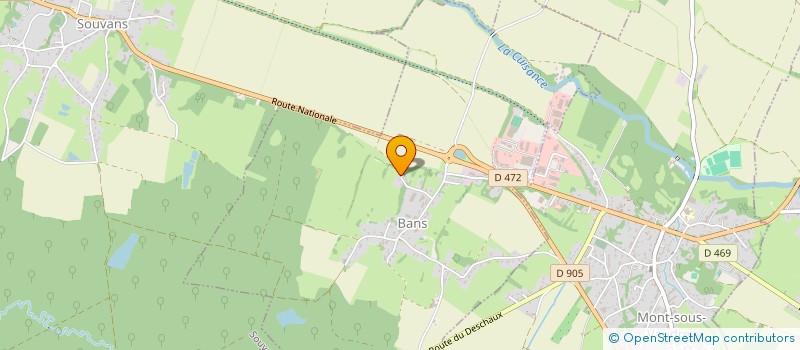 localisation de l'entreprise MONSIEUR JEAN-FRANCOIS DELAGRANGE  BANS