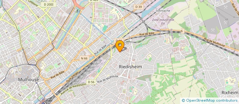 localisation de l'entreprise MONSIEUR JEAN-FRANCOIS DELALANDE  RIEDISHEIM