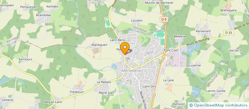 localisation de l'entreprise MONSIEUR JEAN-FRANCOIS DELEGLISE à MERLEVENEZ